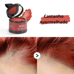 Pó Maquiagem p/ Cabelo a prova D'agua - SEVÍCH ✅