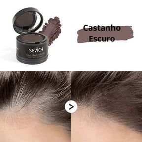 Pó Maquiagem p/ Cabelo a prova D'agua - SEVÍCH ✅